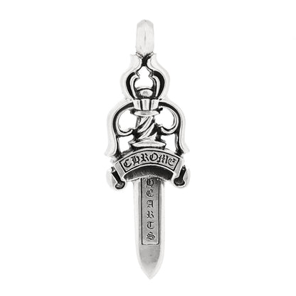 Chrome Hearts Sterling Silver Large Dagger Pendant 1 of 4