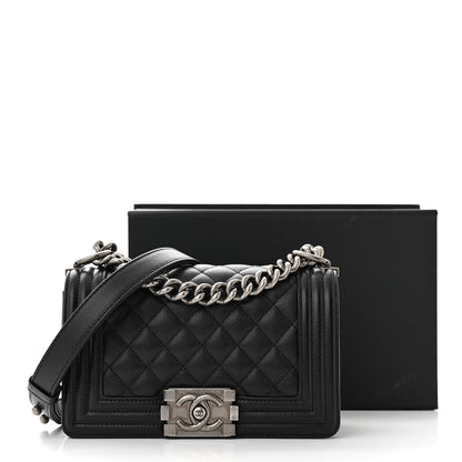 Chanel Caviar Quilted Small Boy Flap Black 11 of 11