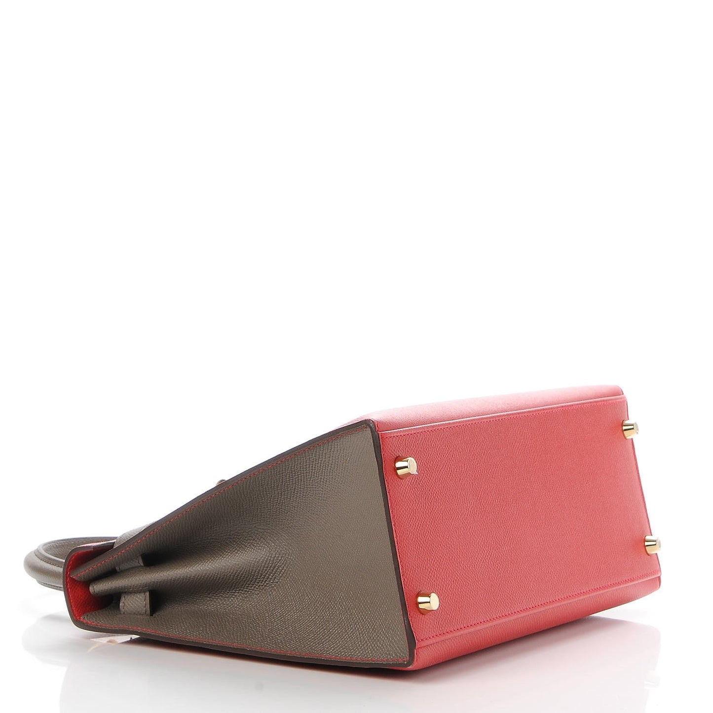 Epsom Horseshoe Kelly Sellier 28 Rouge Casaque Etain