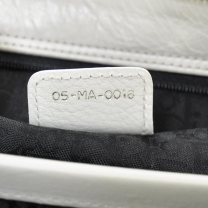 Christian Dior Calfskin Cannage Stitched East West Lady Dior White 8 of 9