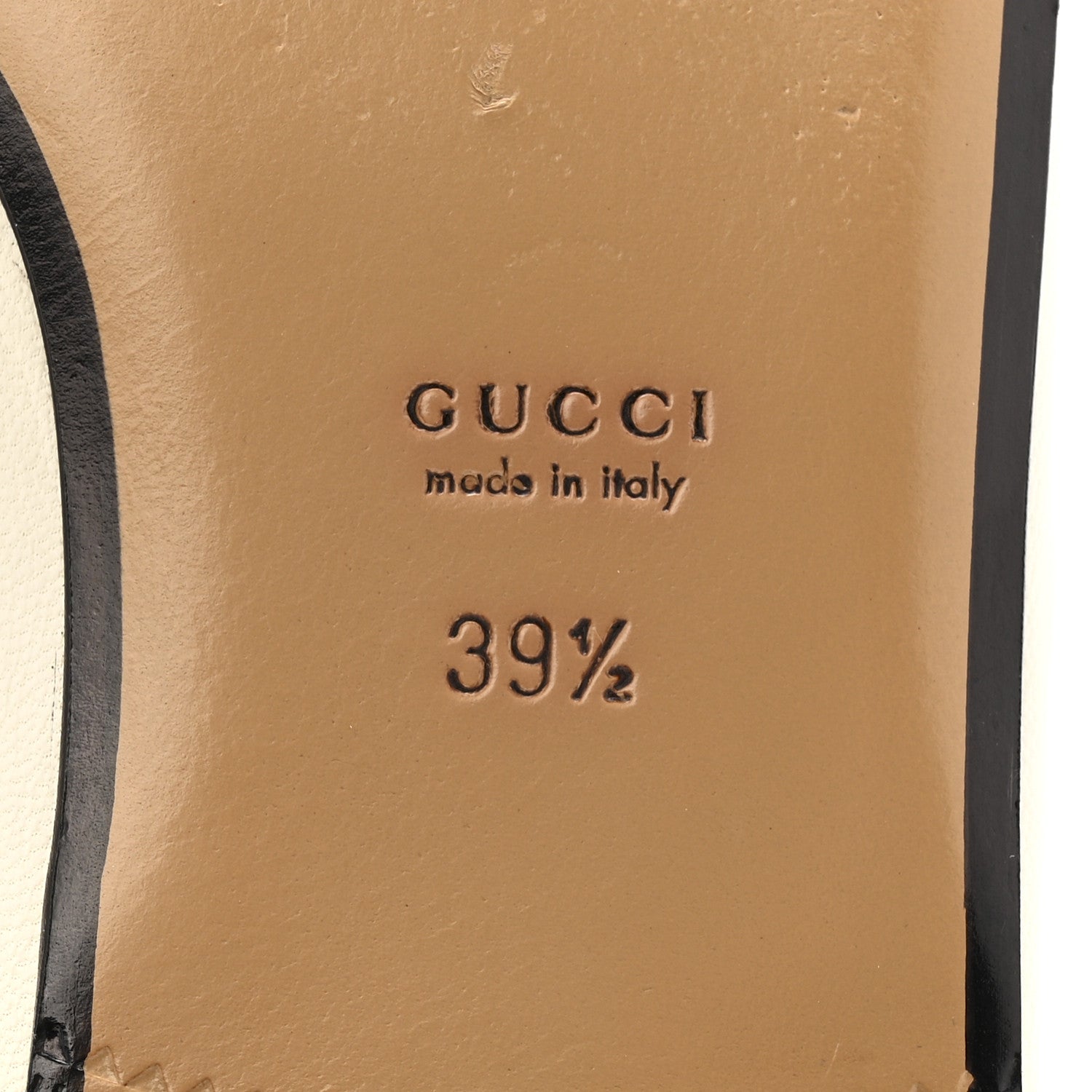 Gucci Malaga Kid Womens Princetown Slippers 39.5 Mystic White 8 of 12
