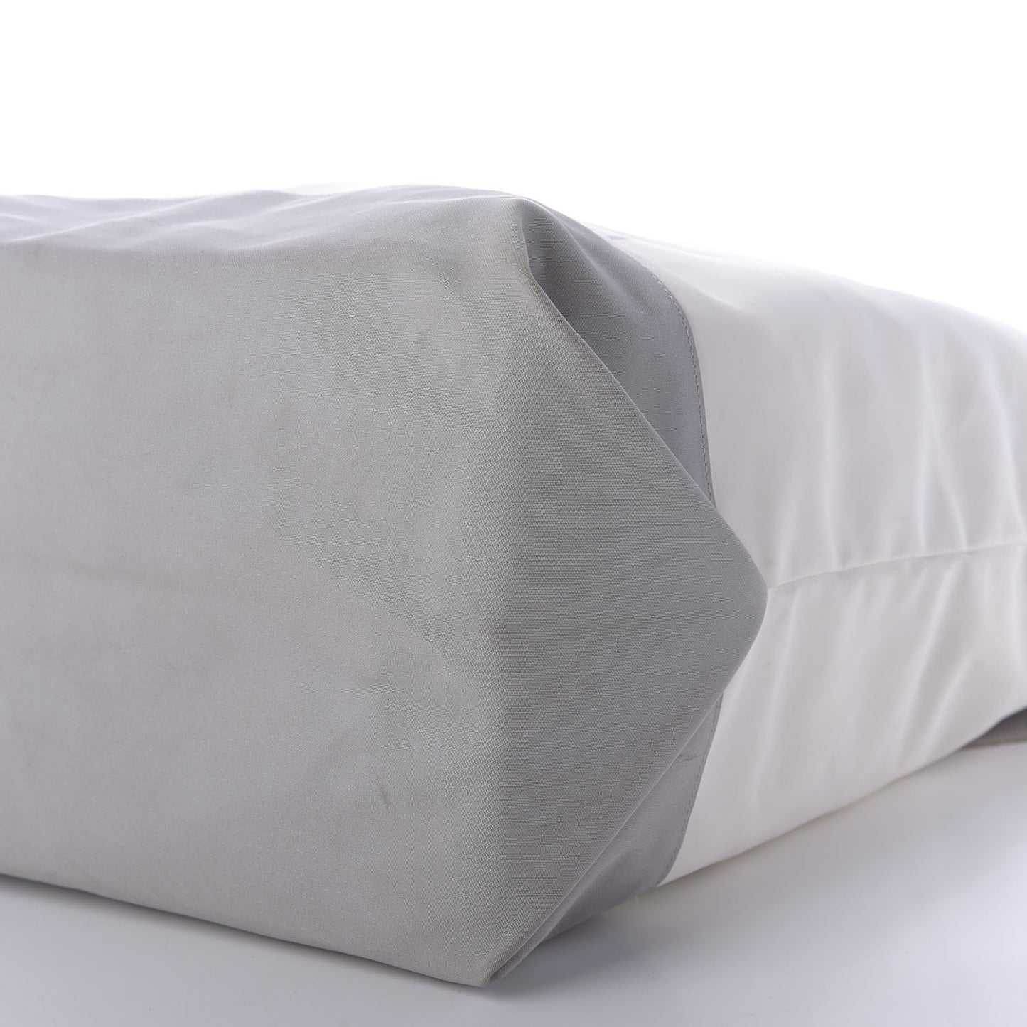 Canvas Sport Tote Grey White