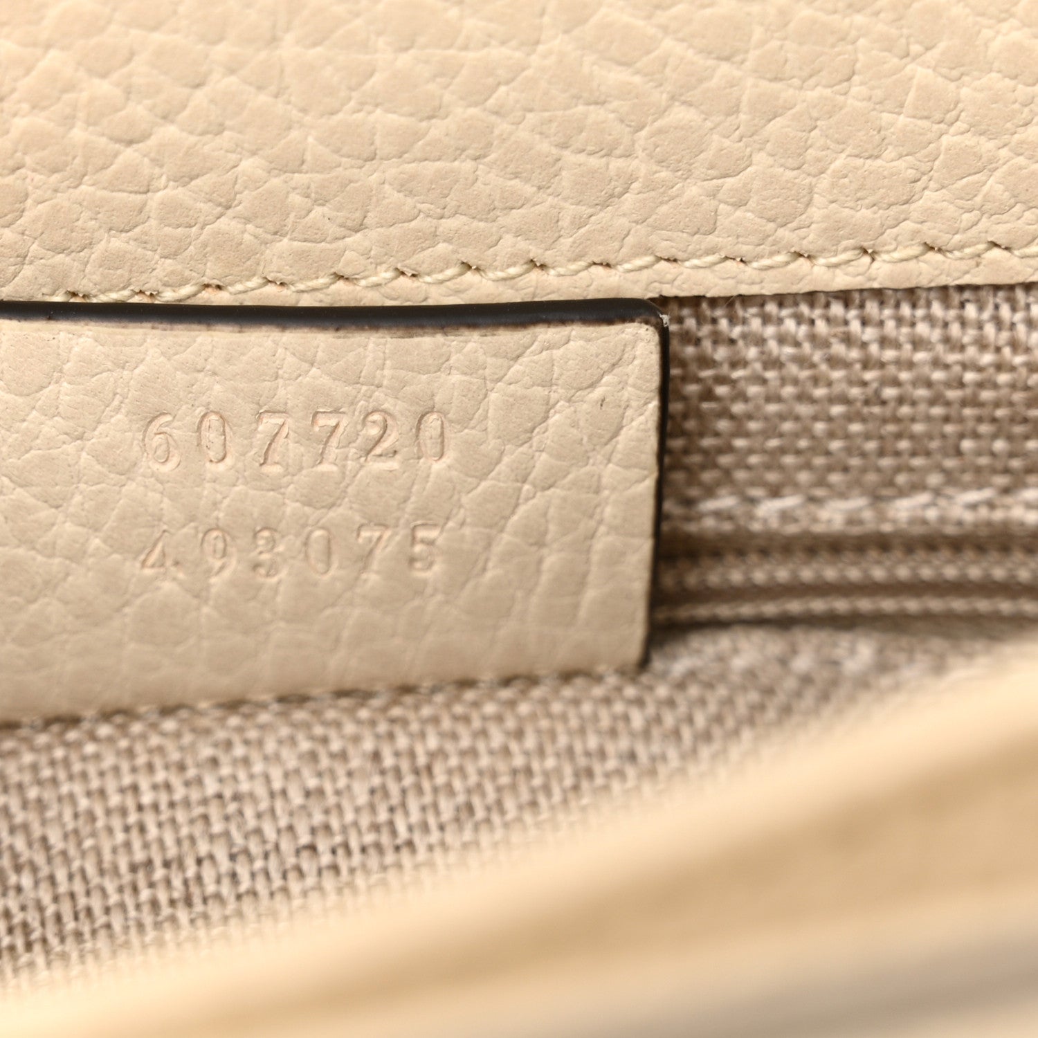 Gucci Dollar Calfskin Interlocking G Crossbody Bag Mystic White 7 of 14