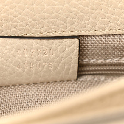 Gucci Dollar Calfskin Interlocking G Crossbody Bag Mystic White 7 of 14