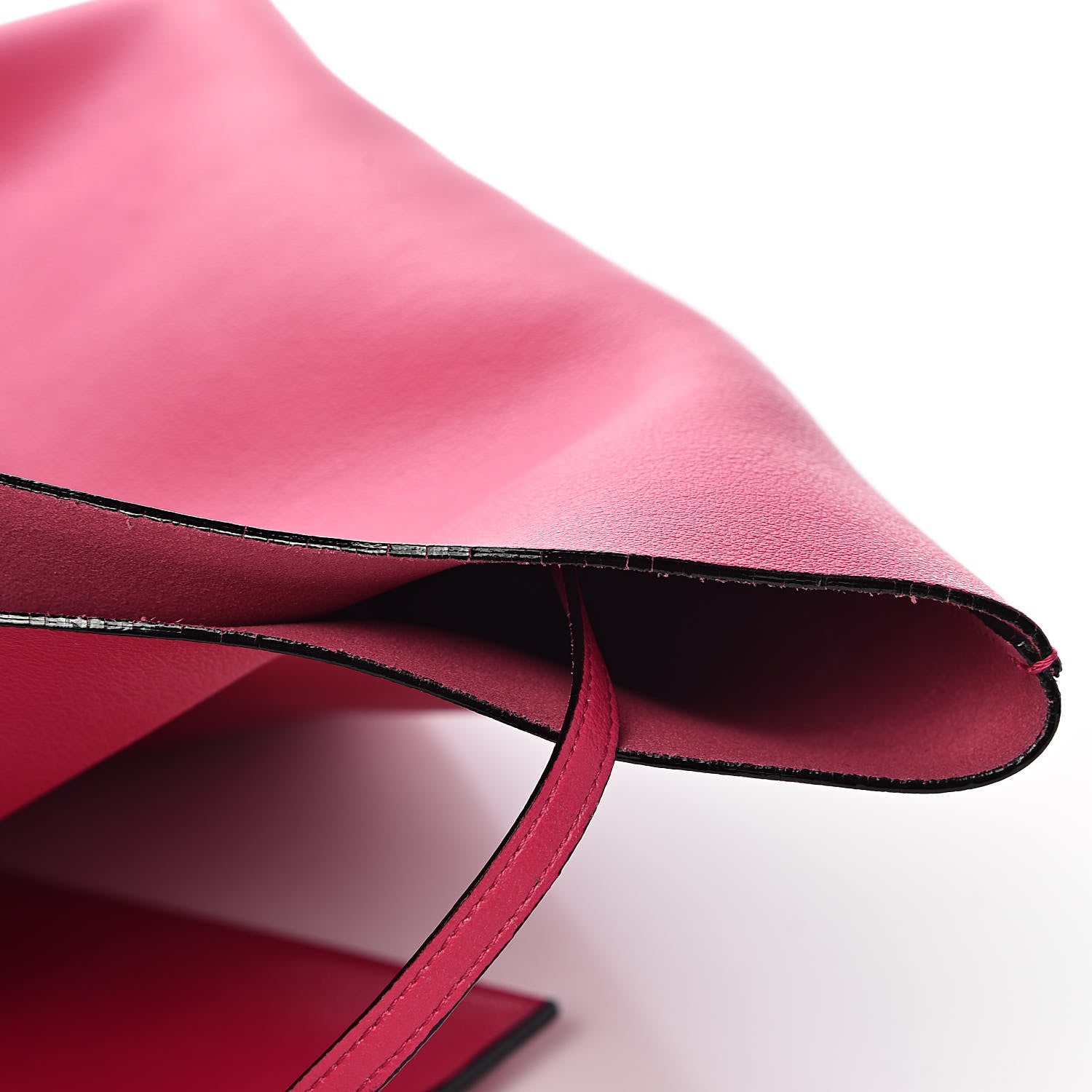 Saint Laurent Calfskin Large Shopping Tote Fuchsia 12 of 18
