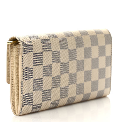 Louis Vuitton Damier Azur Sarah Wallet 3 of 8