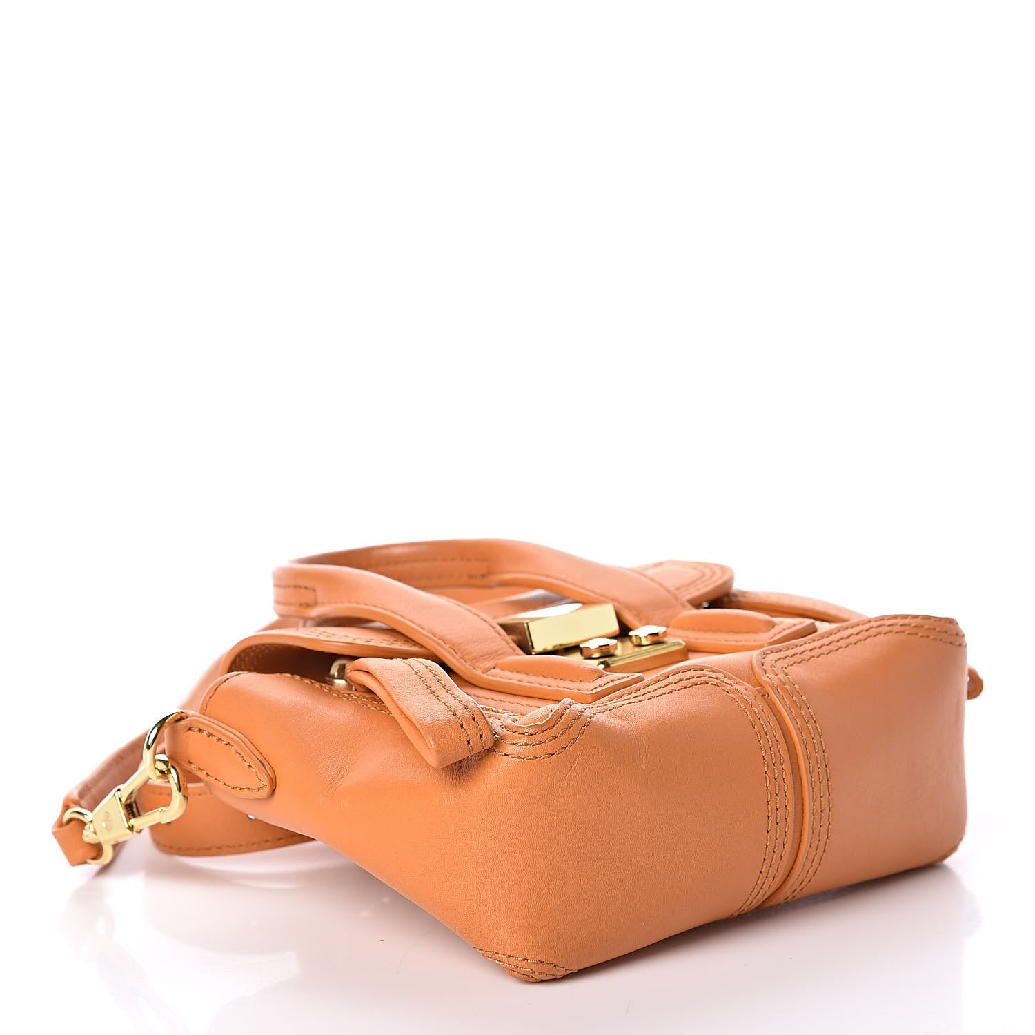 3.1 Phillip Lim 3.1 Smooth Calfskin Nano Pashli Satchel Saffron 4 of 9