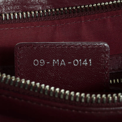 Christian Dior Lambskin Cannage Medium Granville Tote Bordeaux 7 of 9