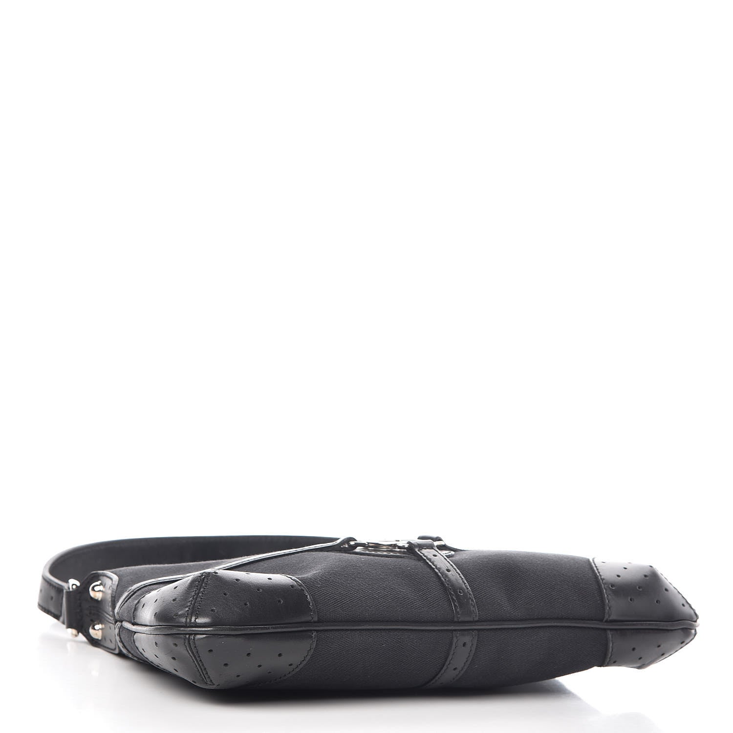 Gucci Canvas GG Reins Shoulder Bag Black 4 of 15