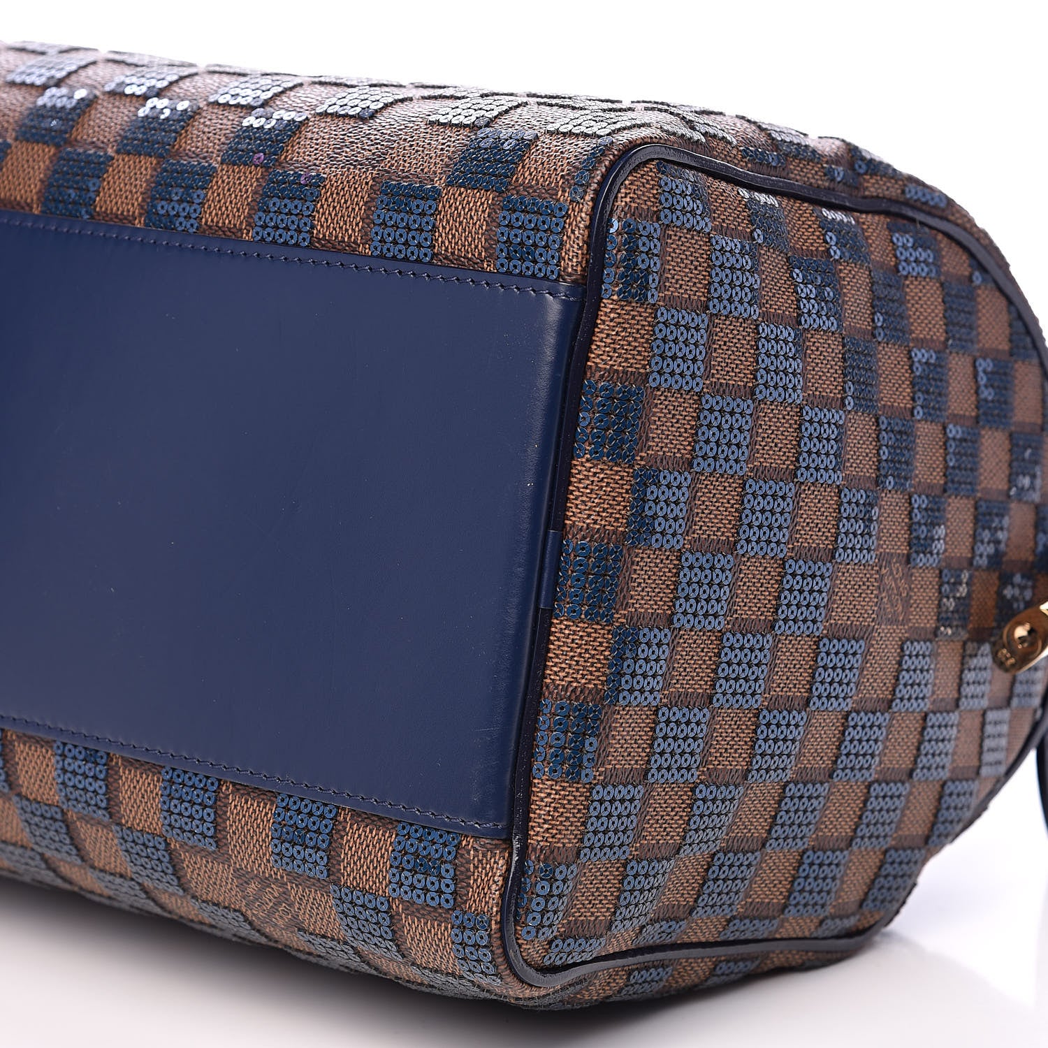 Louis Vuitton Damier Paillettes Speedy 30 Blue 9 of 10