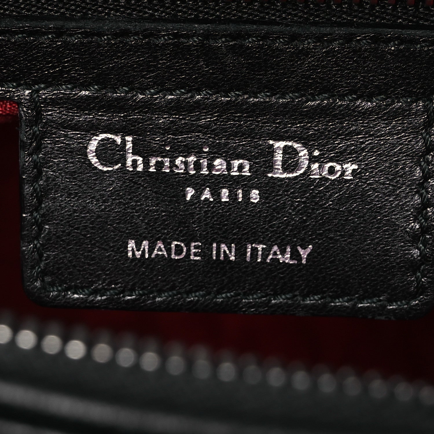 Christian Dior Lambskin Cannage Large Lady Dior Black 6 of 13