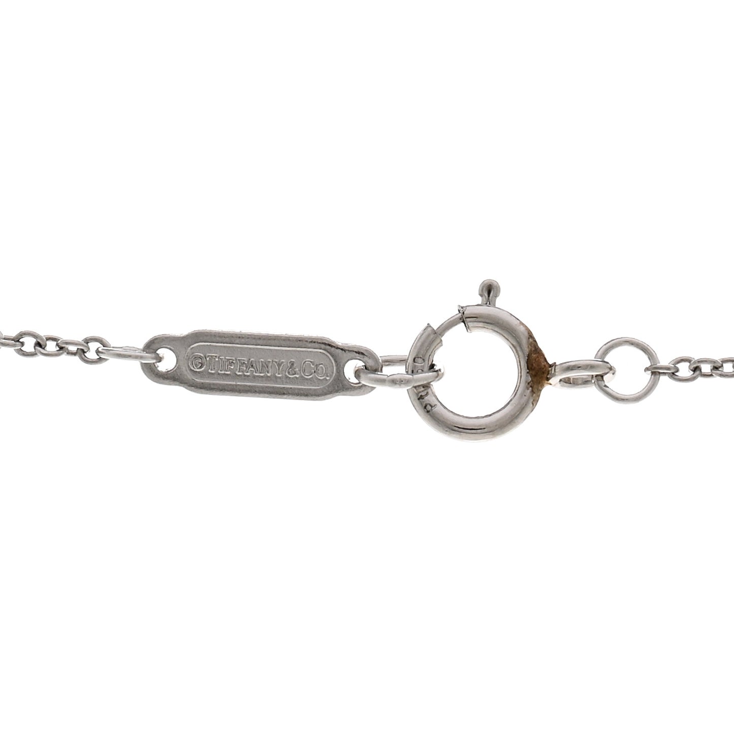 Platinum 18K Rose Gold Diamond Pink Diamond Victoria Key Pendant Necklace