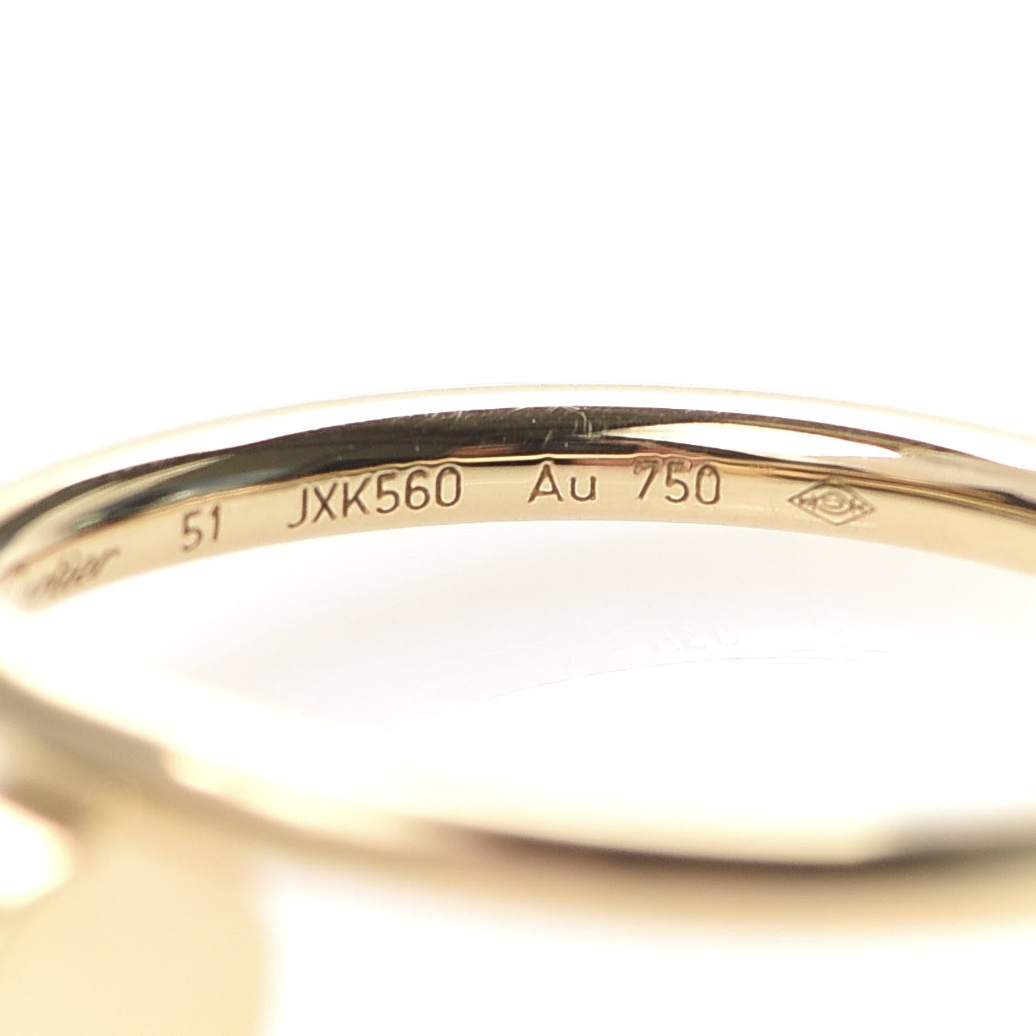 Cartier 18K Yellow Gold Small Juste Un Clou Ring 51 5.75 5 of 7