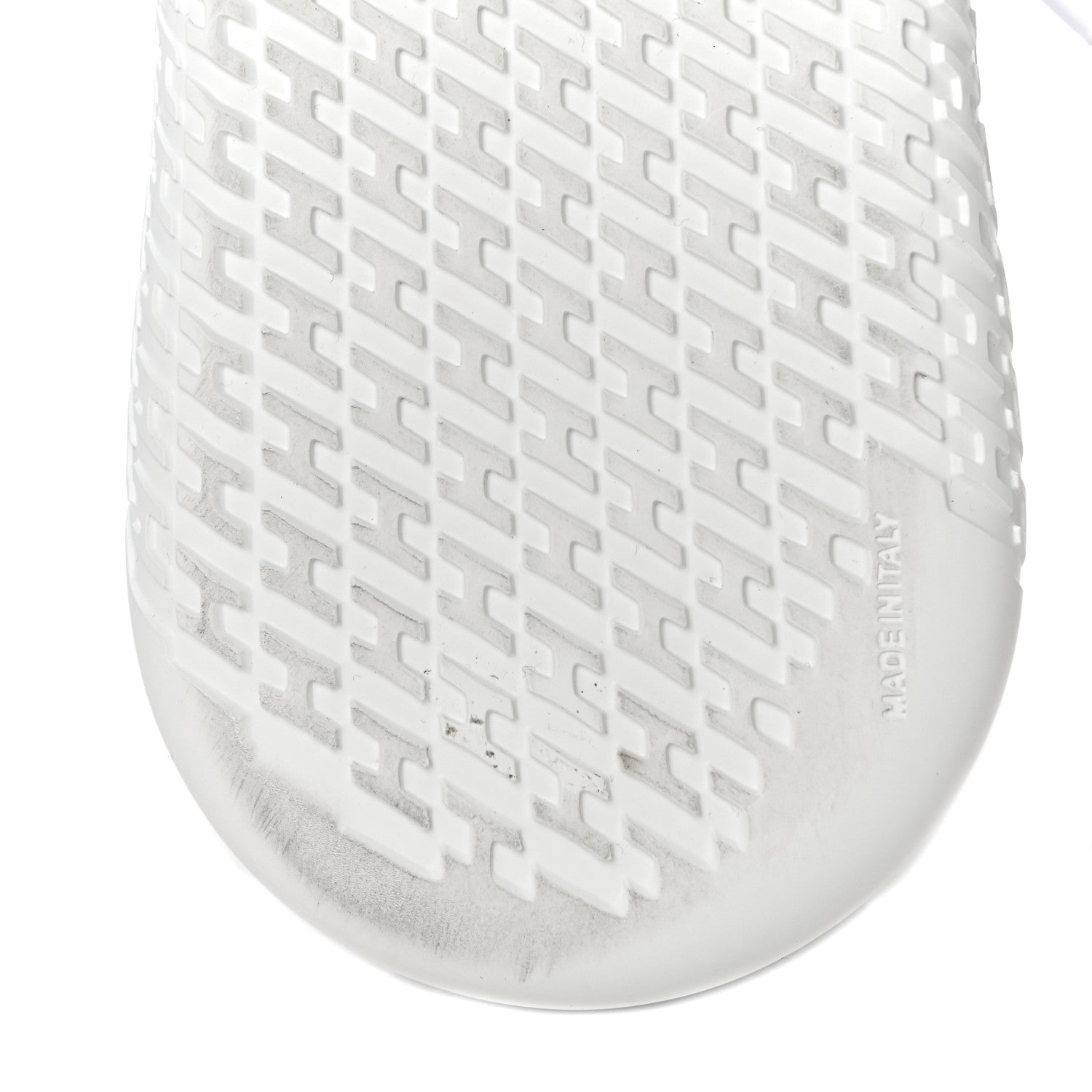 Hermes Knit Suede Goatskin Womens Crew Sneakers 36 White Gris 13 of 18