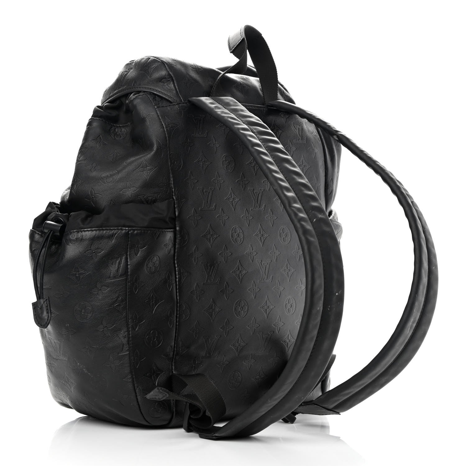 Louis Vuitton Calfskin Monogram Shadow Discovery Backpack Black 3 of 20