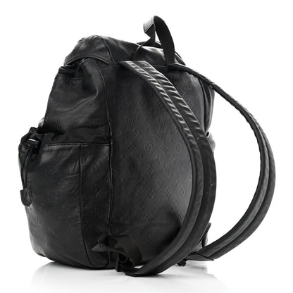 Louis Vuitton Calfskin Monogram Shadow Discovery Backpack Black 3 of 20