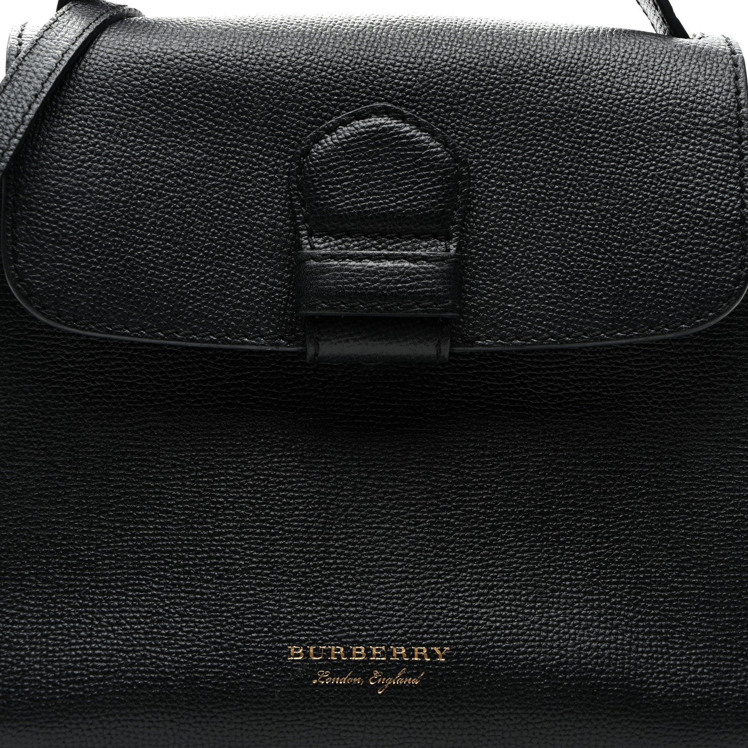 Burberry Derby Calfskin House Check Small Camberley Black 7 of 10