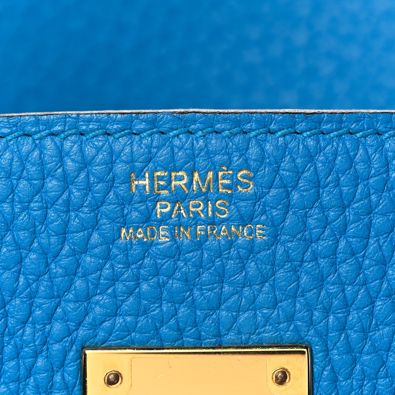 Hermes Taurillon Clemence Birkin 30 Bleu Zanzibar 22 of 41