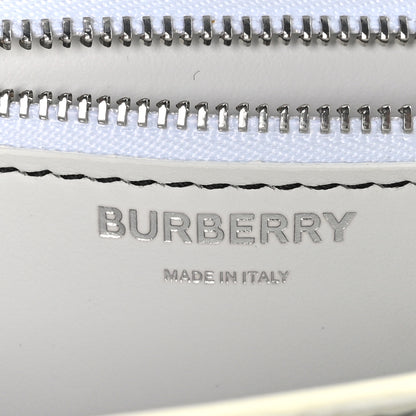 Burberry Calfskin Monogram Embossed Small TB Chain Bag Optic White 6 of 9