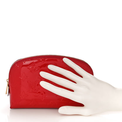 Louis Vuitton Vernis Cosmetic Pouch Cherry 2 of 9