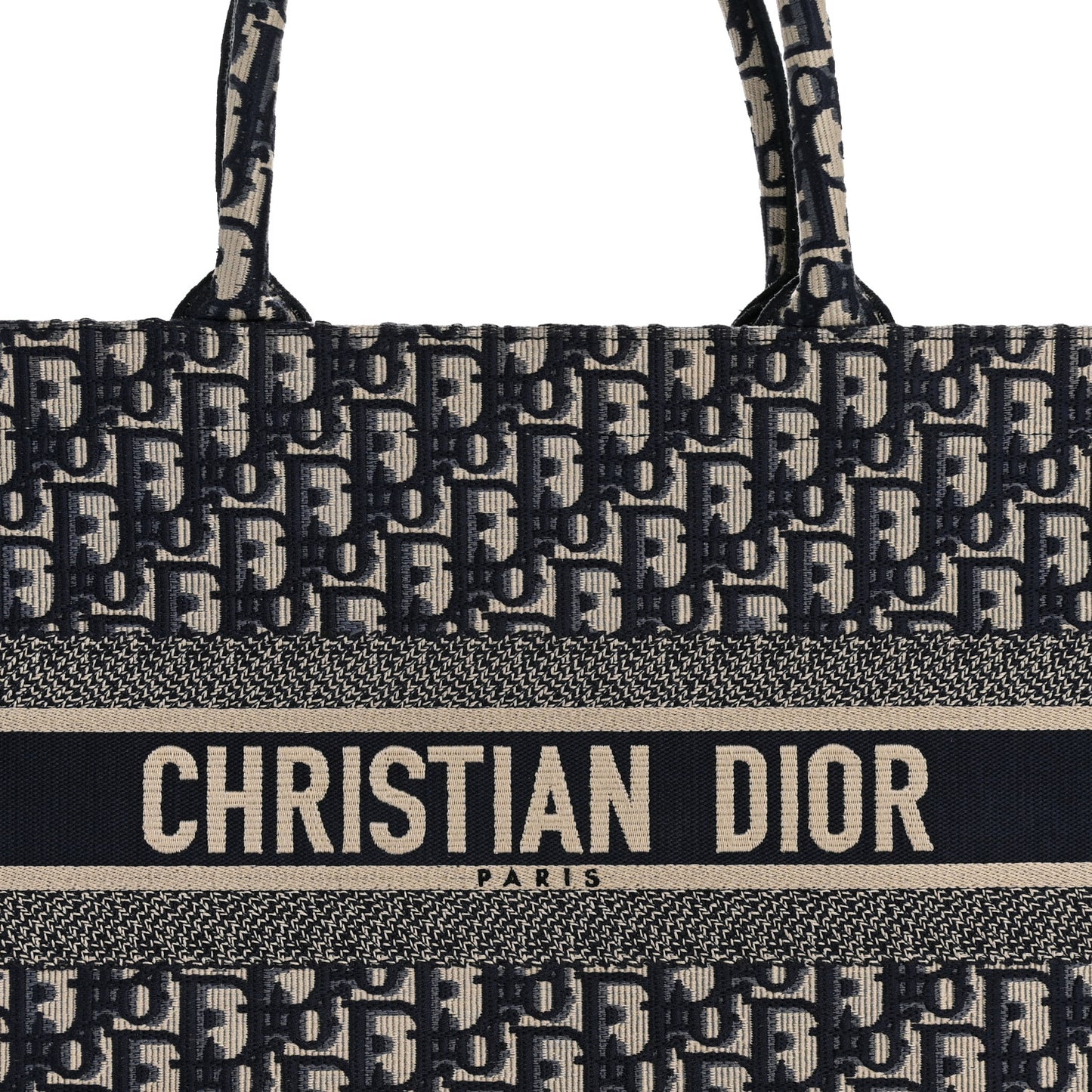 Oblique Medium Book Tote Blue Multicolor