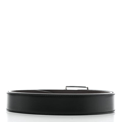 Hermes Box Togo 38mm Oscar Belt 100 Black Chocolate 2 of 5