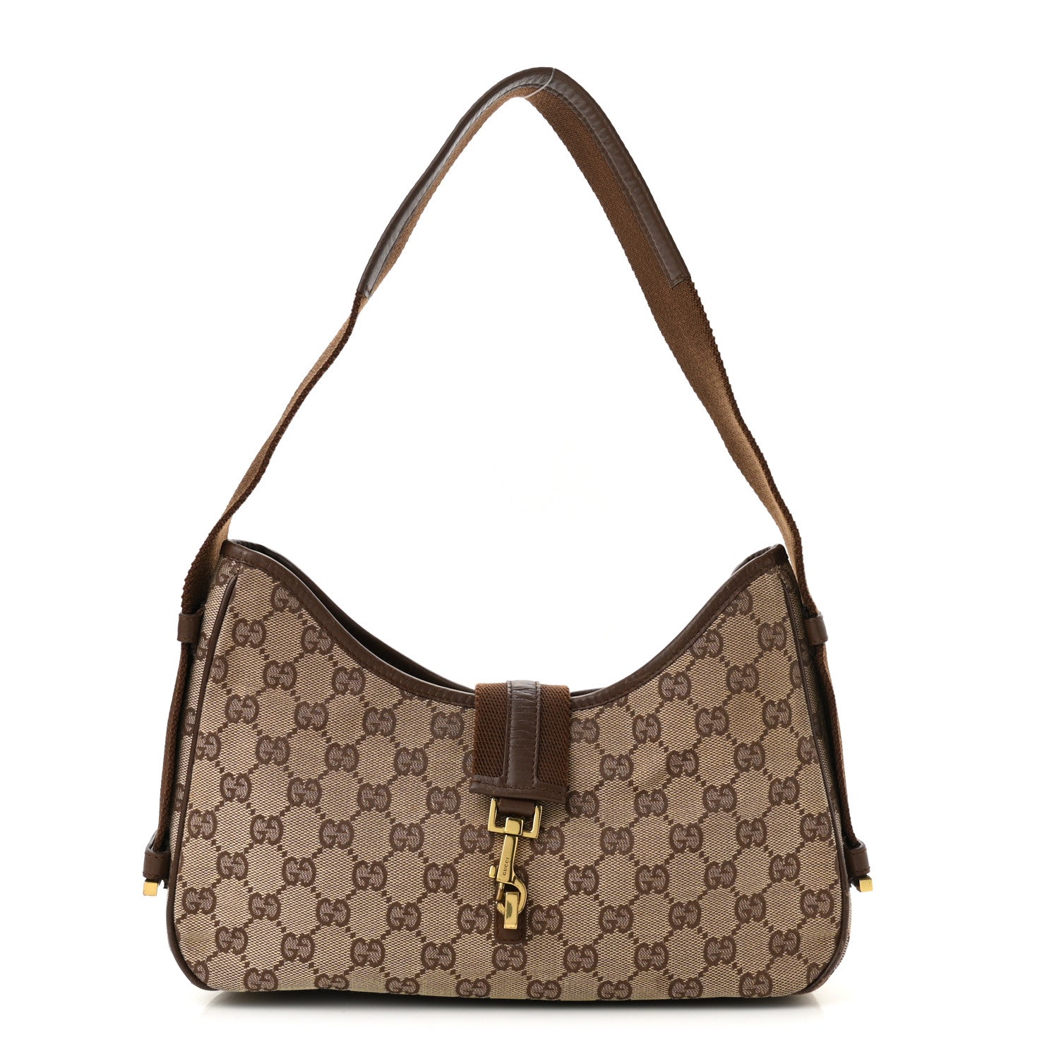 Gucci Monogram Shoulder Bag Brown 1 of 9
