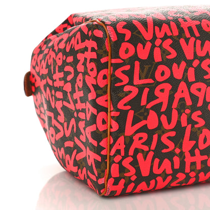 Louis Vuitton Monogram Graffiti Speedy 30 Fuchsia 8 of 12