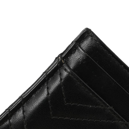 Gucci Calfskin Matelasse GG Marmont Card Holder Black 8 of 8
