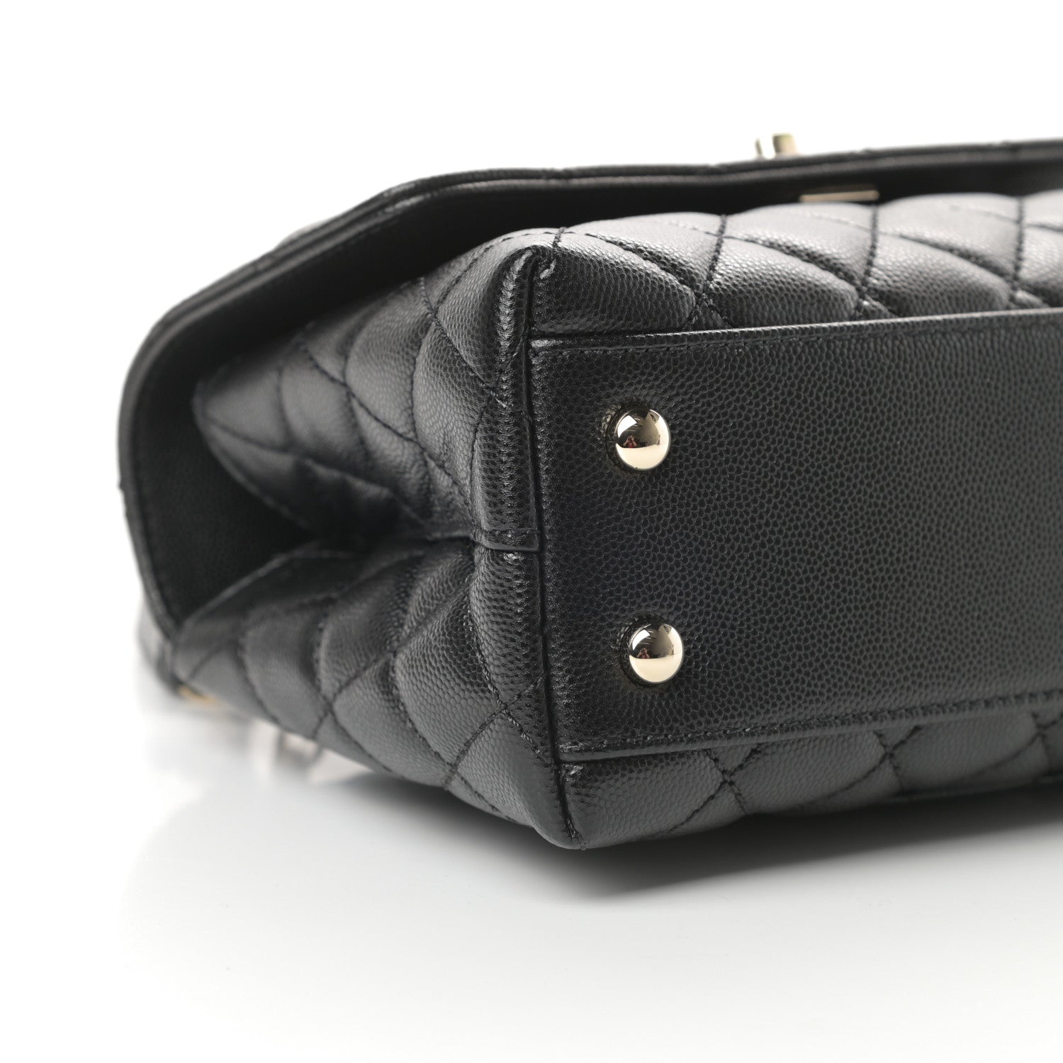 Chanel Caviar Quilted Mini Coco Handle Flap Black 9 of 11