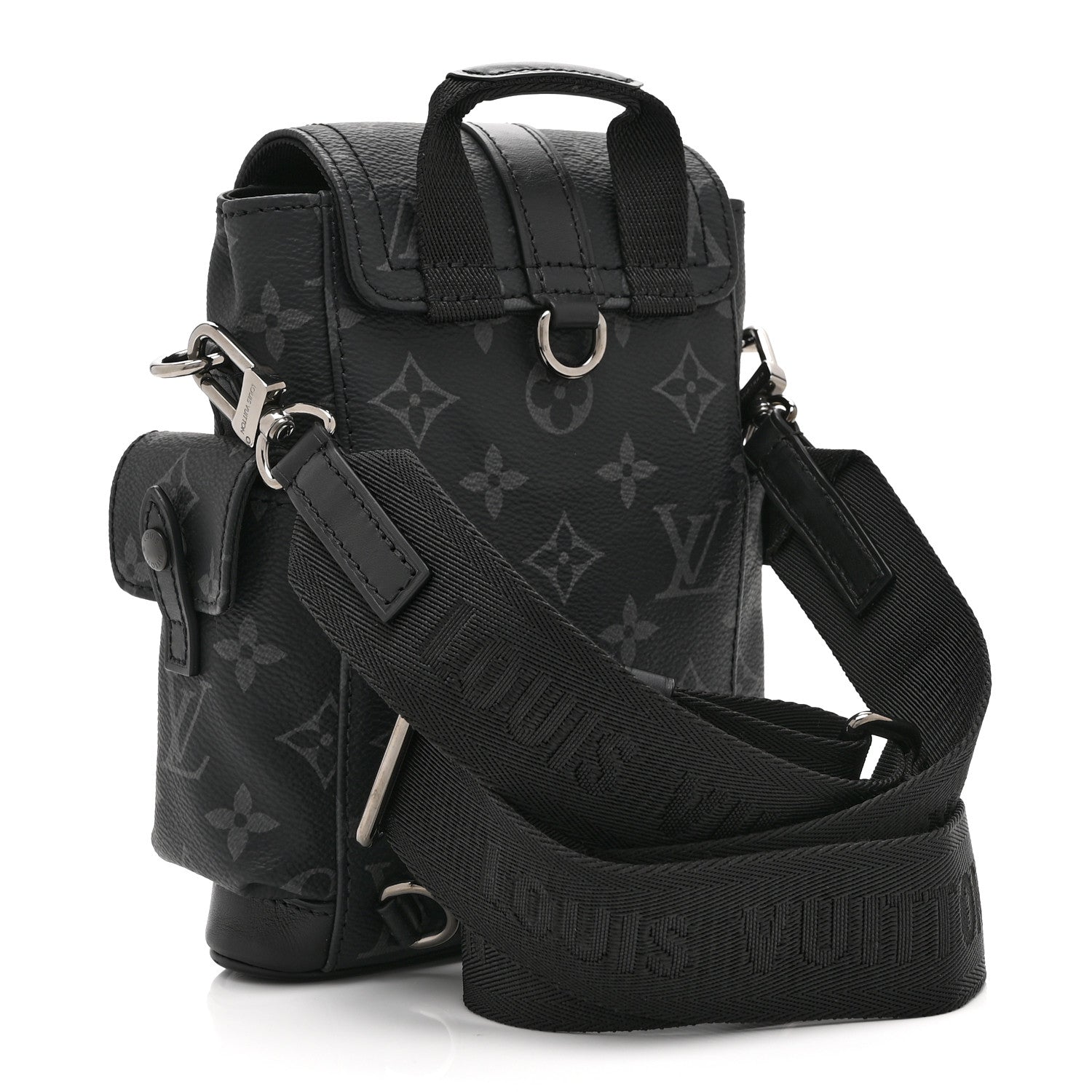 Louis Vuitton Monogram Eclipse Nano Christopher Backpack Black 3 of 9
