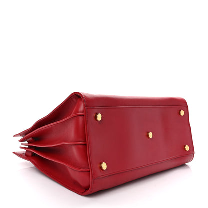 Saint Laurent Calfskin Small Sac De Jour Lipstick Red 4 of 8