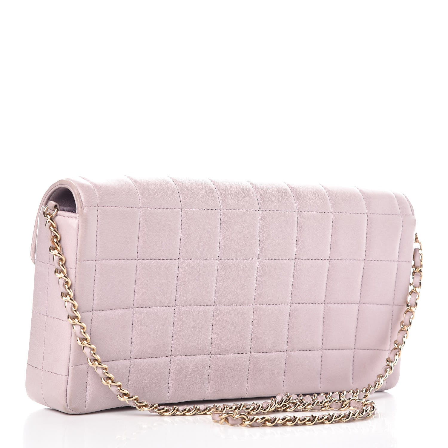 Chanel Lambskin East West Chocolate Bar Flap Pink 3 of 16