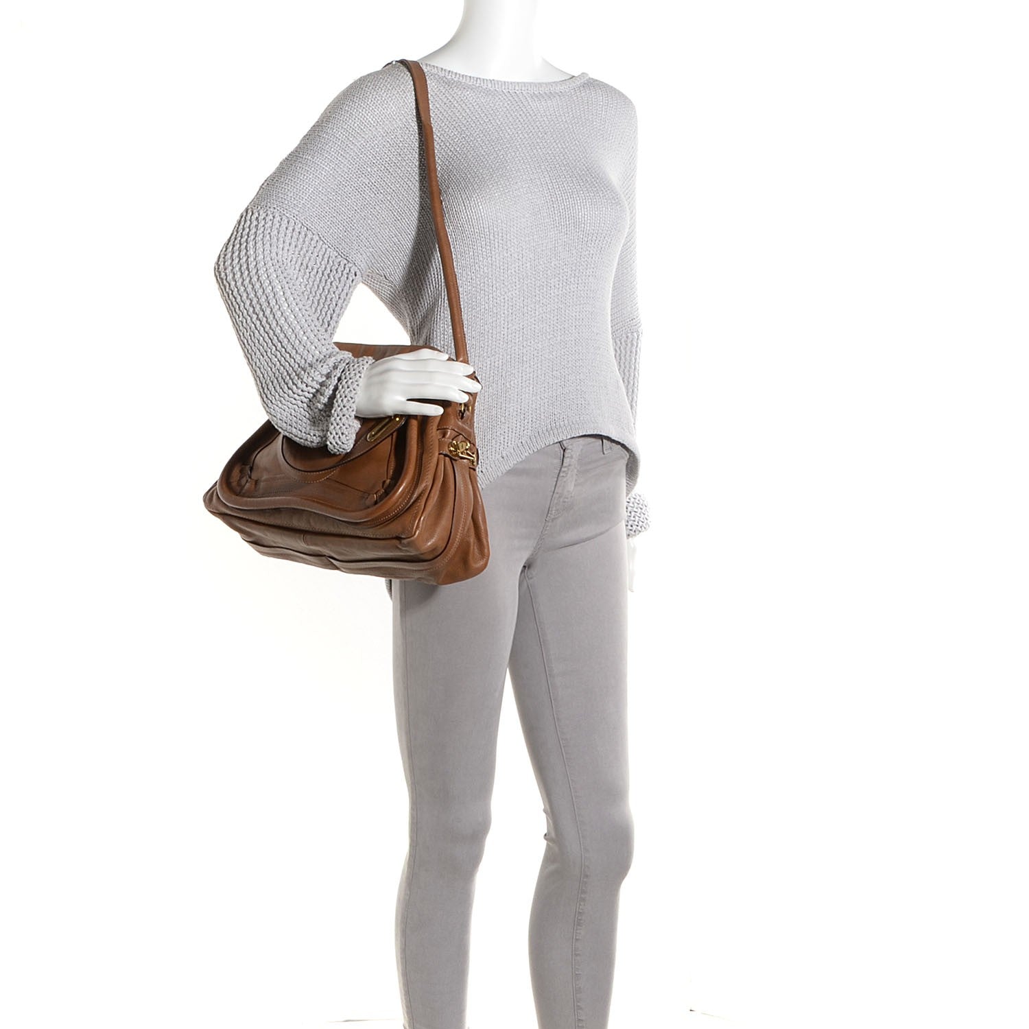 Chloe Calfskin Medium Paraty Brown 3 of 11