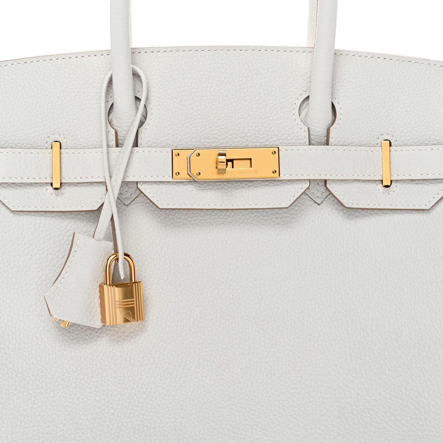 Hermes Togo Birkin 30 Gris Pale 8 of 13