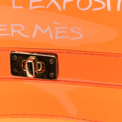 Hermes Vinyl Souvenir De L'Exposition Kelly Orange 15 of 19