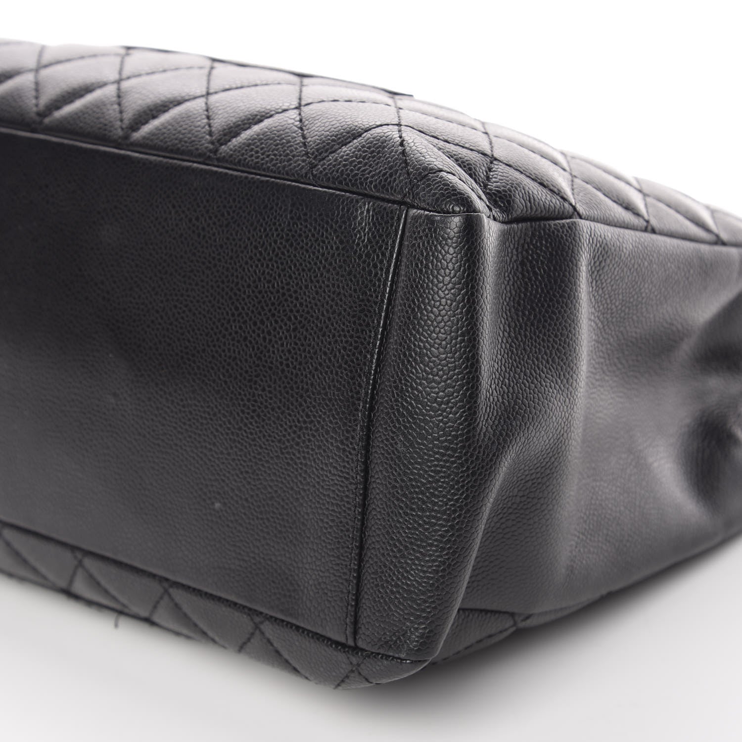 Chanel Caviar Quilted Grand Shopping Tote GST Black 6 of 13