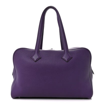 Hermes Taurillon Clemence Victoria II 35 Ultraviolet 1 of 14
