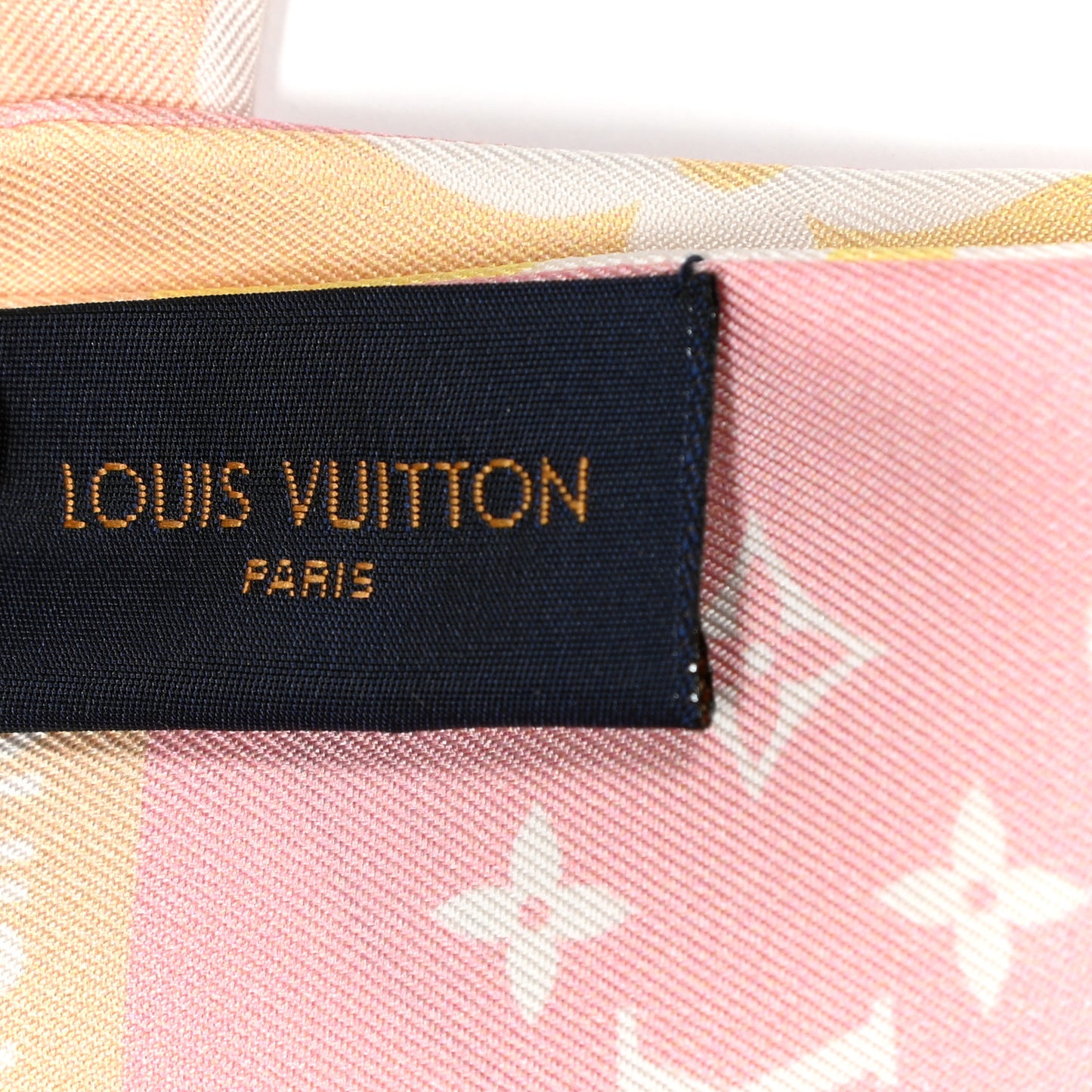 Silk Monogram Gradient By The Pool Bandeau Pink
