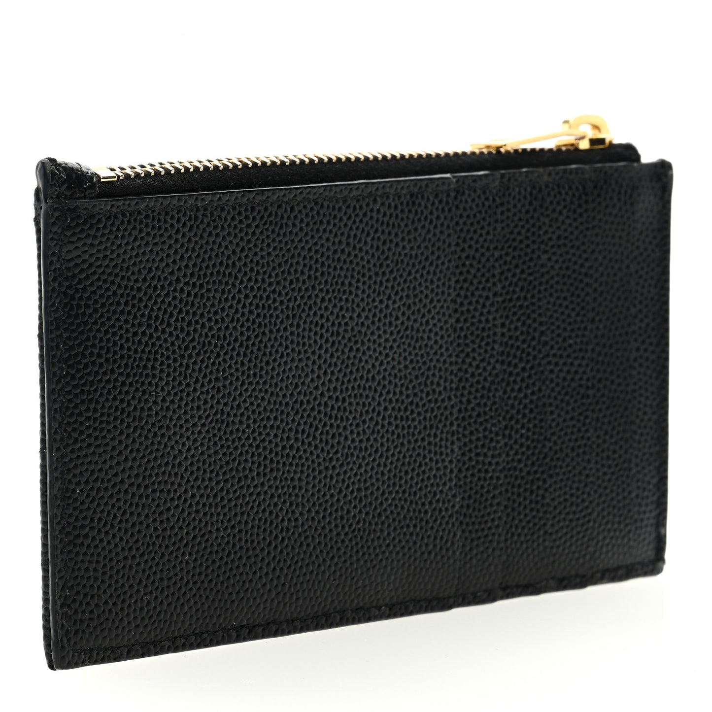 Monogram Grain de Poudre 5 Fragments Zip Pouch Card Holder Black