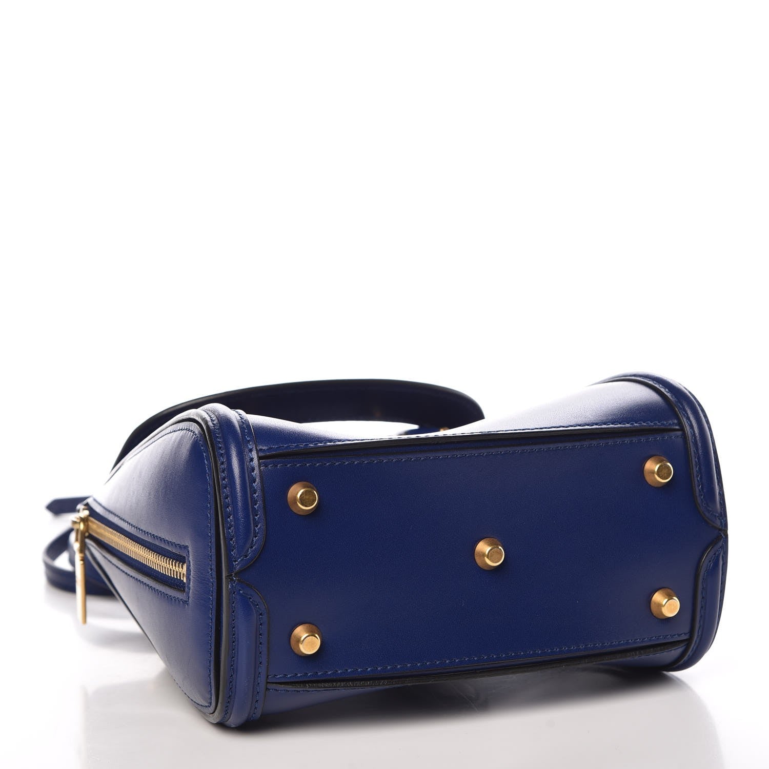Alexander McQueen Calfskin Mini Heroine Royal Blue 5 of 11