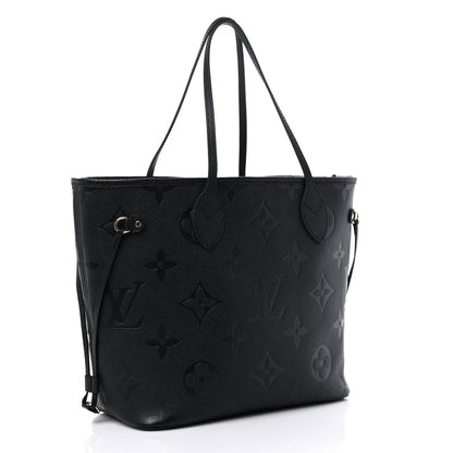 Louis Vuitton Empreinte Monogram Giant Neverfull MM Black 4 of 9