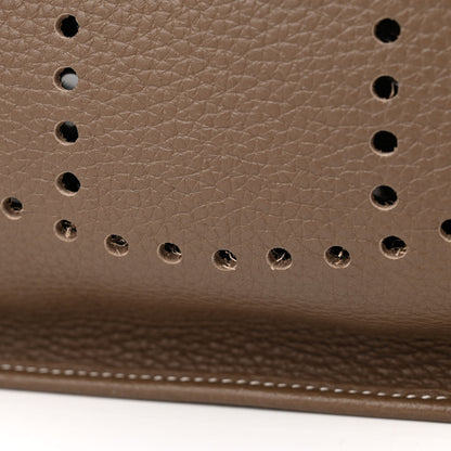 Hermes Taurillon Clemence Evelyne III PM Etoupe 13 of 15