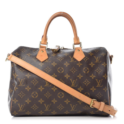 Louis Vuitton Monogram Speedy Bandouliere 30 1 of 10