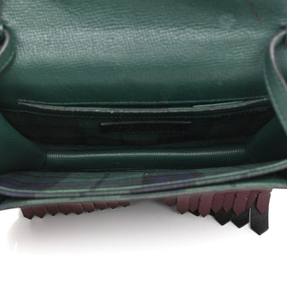 Burberry Grainy Calfskin Broguing Tassel Fringe Small Macken Crossbody Bag Multicolor 5 of 15
