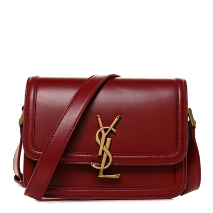 Saint Laurent Smooth Calfskin Small Solferino Satchel Rouge Opyum 1 of 8