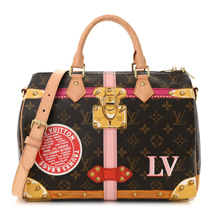 Louis Vuitton Monogram Summer Trunks Speedy Bandouliere 30 1 of 14