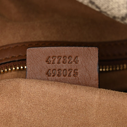 Gucci GG Supreme Monogram Large Linea A Hobo Light Brown 7 of 10