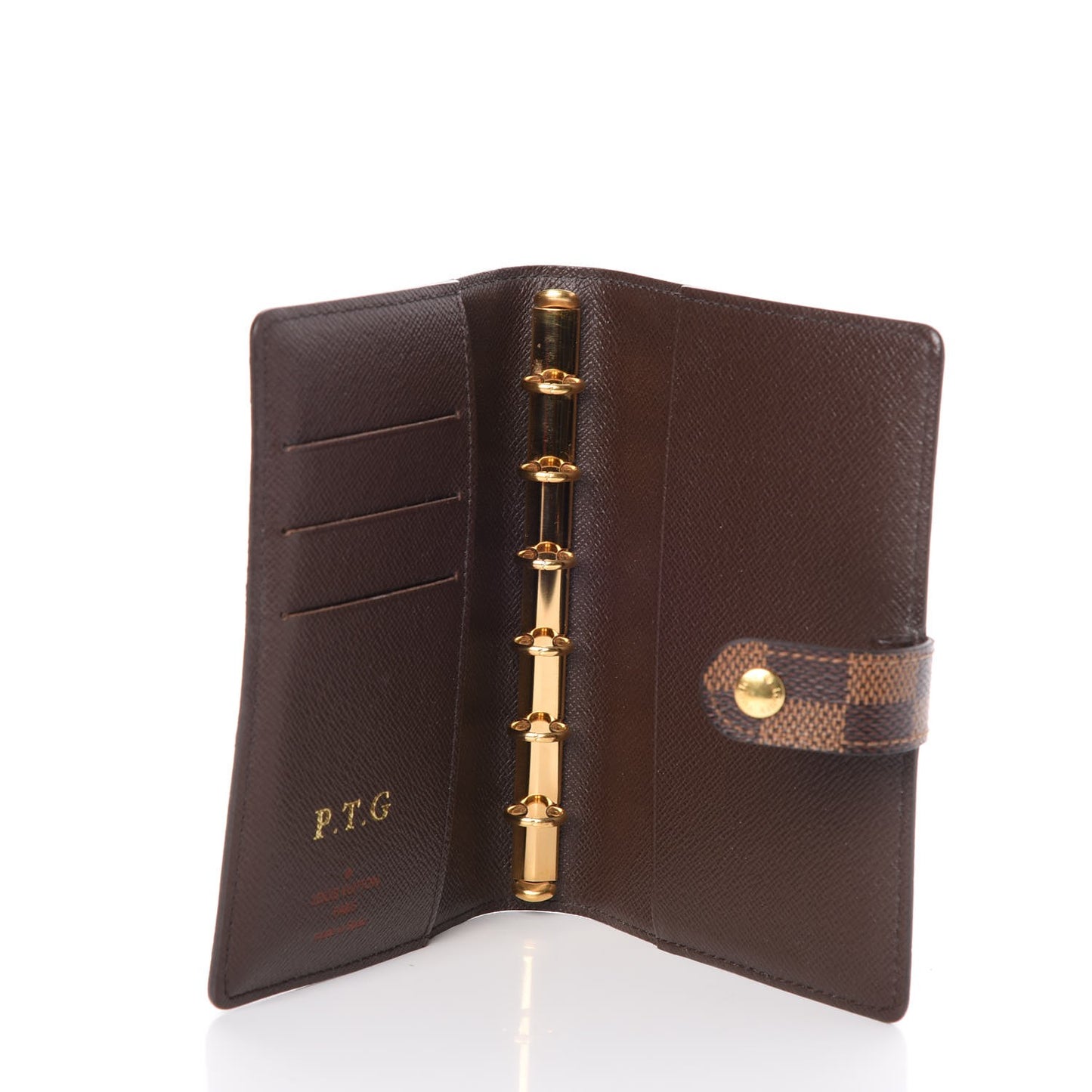 Damier Ebene Small Ring Agenda Cover