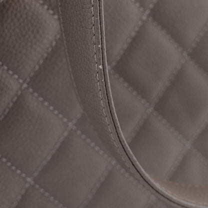 Chanel Caviar Quilted XL Grand Shopping Tote GST Light Grey 12 of 12